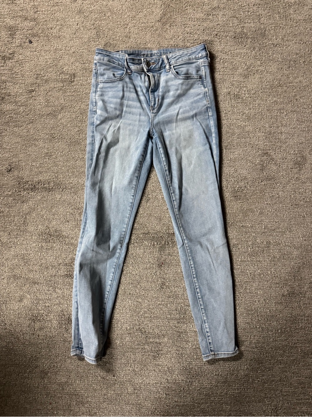 Light Wash Women's AE Skinny Jeans